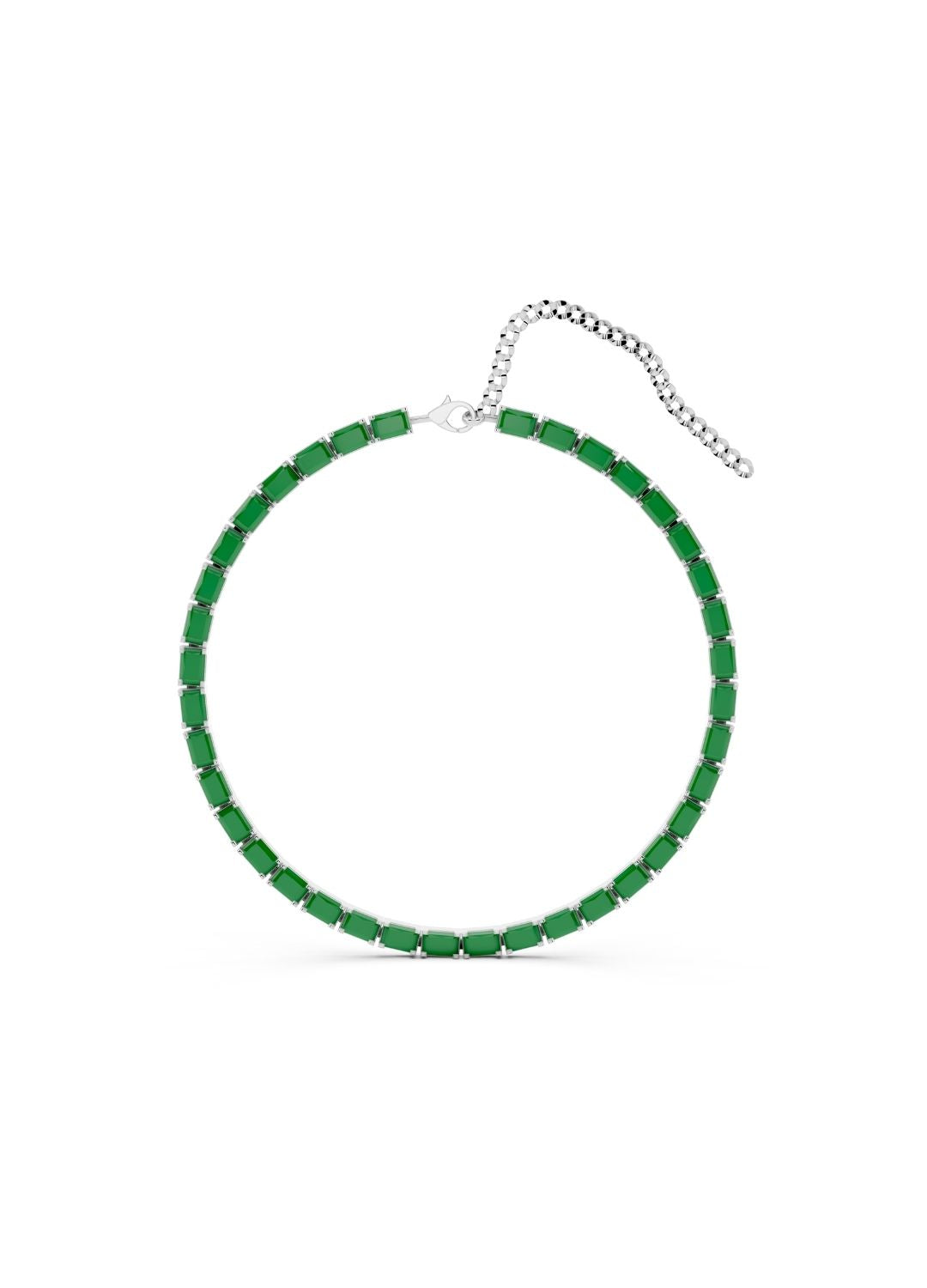 Emerald Tennis Necklace Image 9