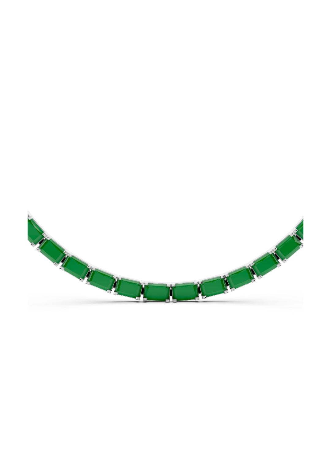 Emerald Tennis Necklace Image 12
