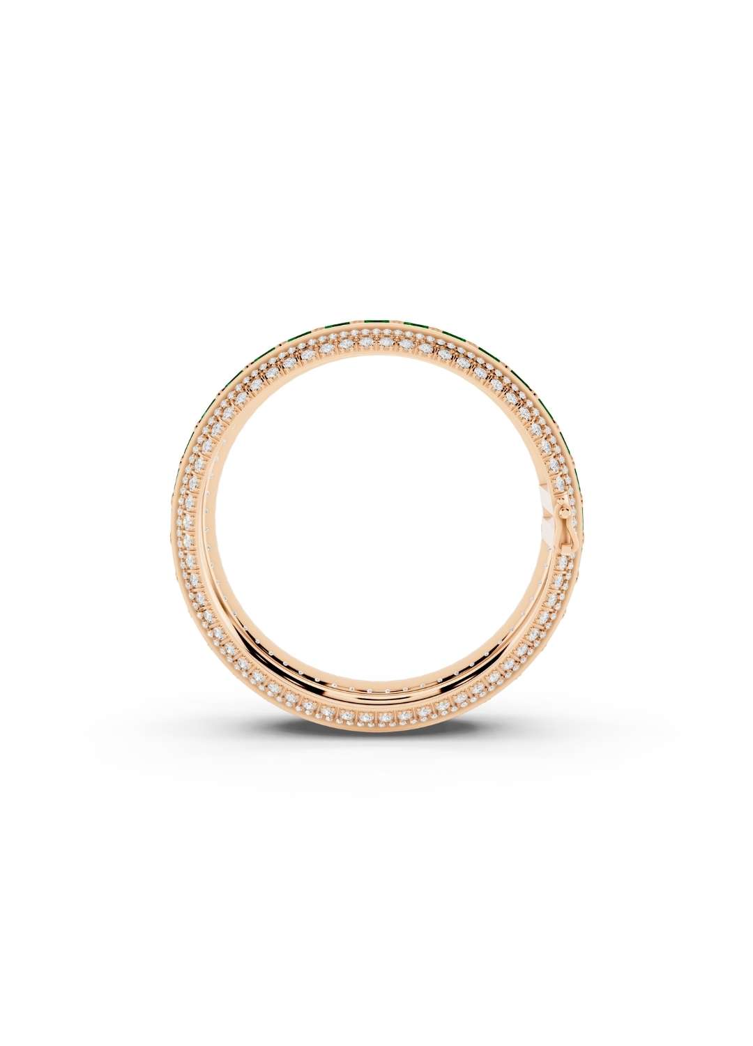 Emerald & Diamond Statement Bracelet Image 7