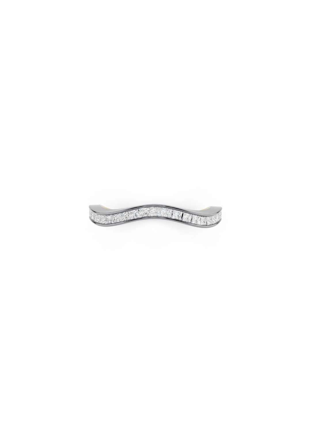 Georgian Spaghetti Hoop Diamond Band Image 1