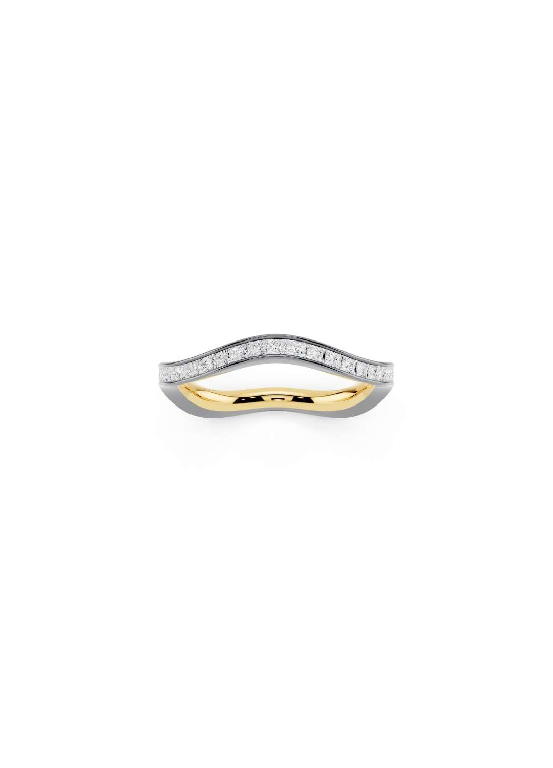 Georgian Spaghetti Hoop Diamond Band Image 2