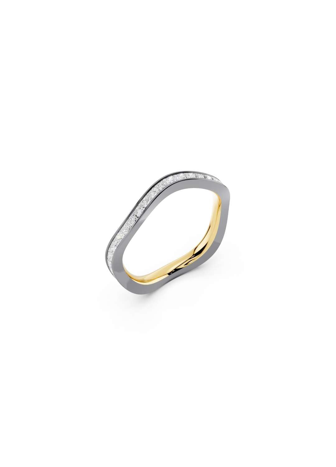 Georgian Spaghetti Hoop Diamond Band Image 3