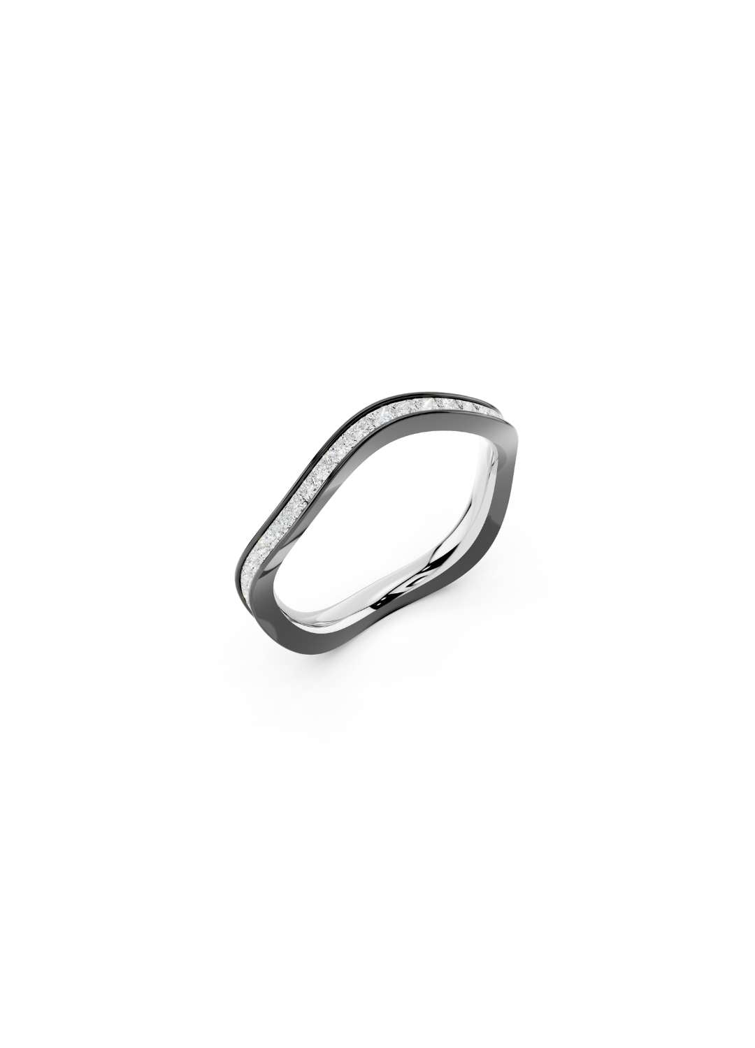 Georgian Spaghetti Hoop Diamond Band Image 8