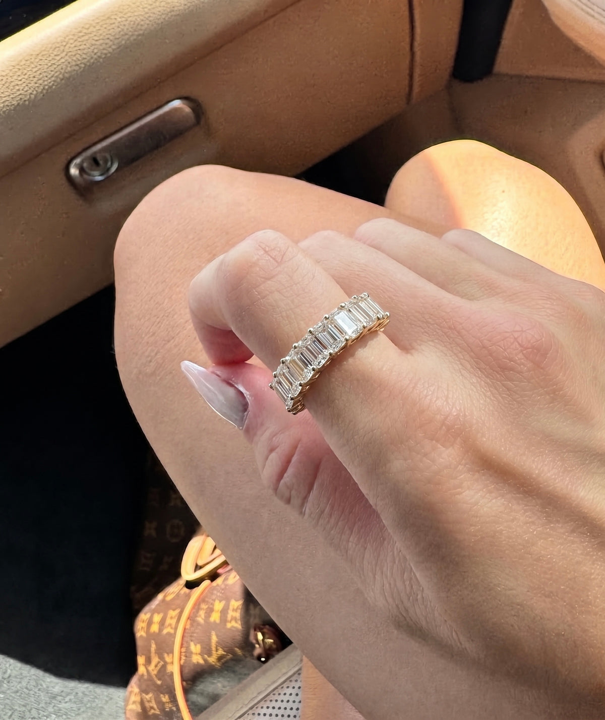 Emerald-Cut Diamond Eternity Band