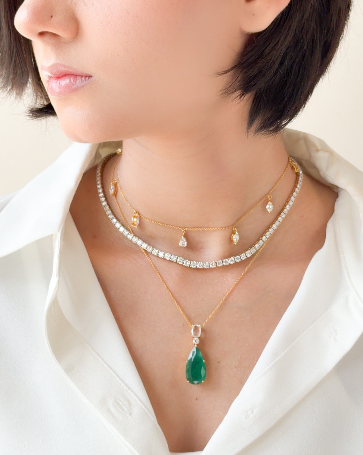 Emerald Drop Pendant