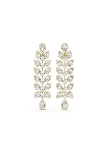 Marquise Diamond Cascade Earrings Image 1