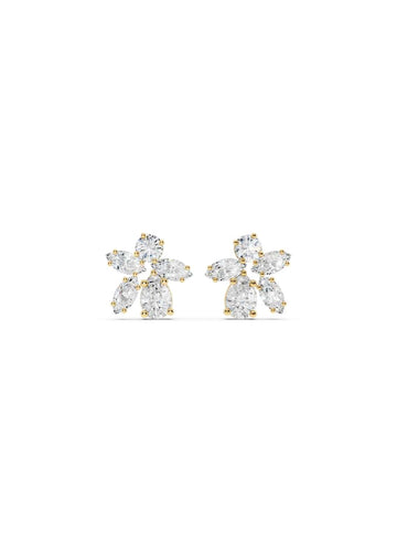 Marquise Diamond Floral Earrings Image 1