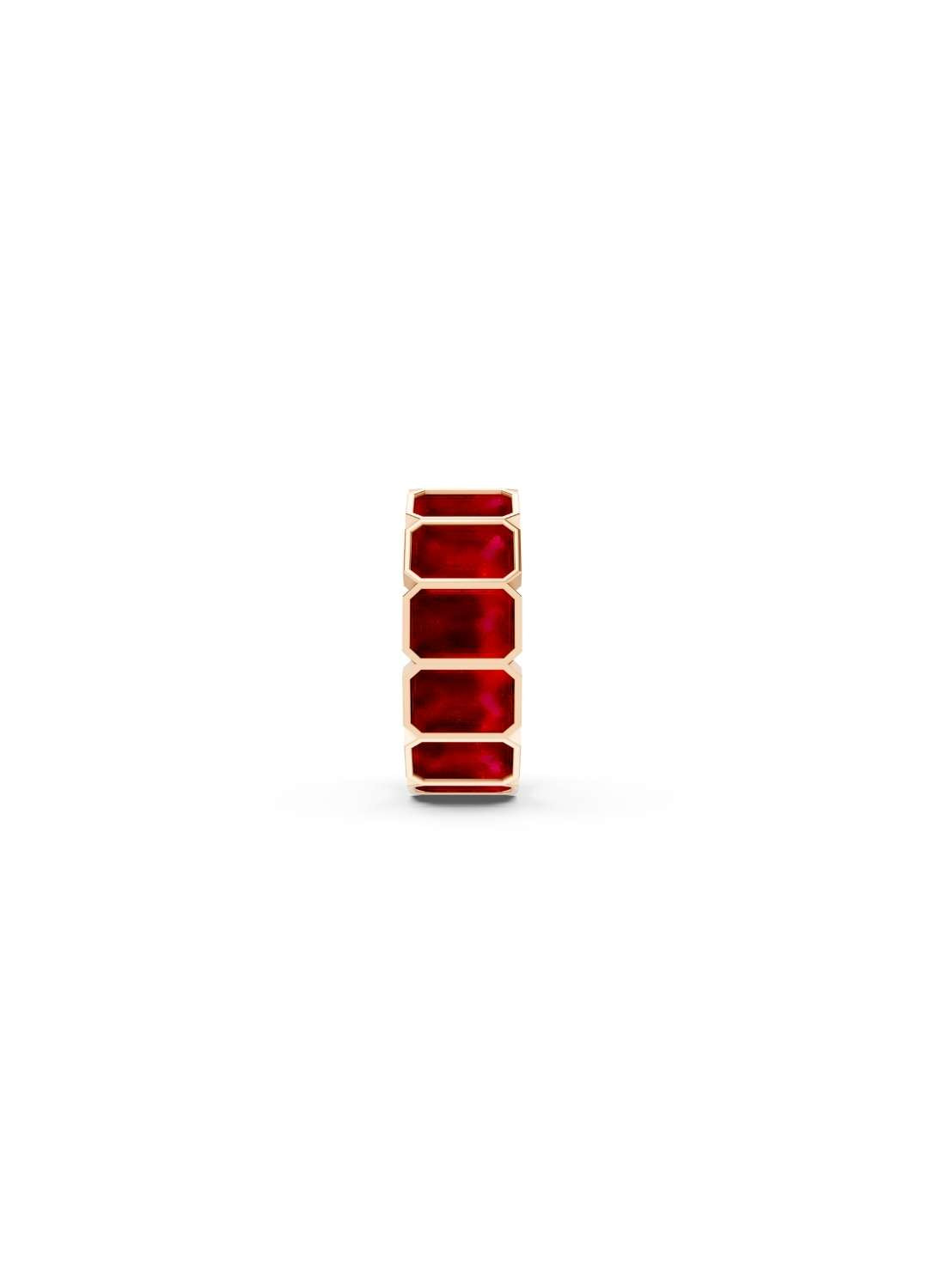 Ruby Cut Eternity Band Image 9