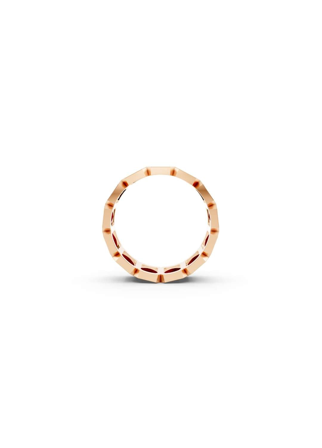 Ruby Cut Eternity Band Image 10