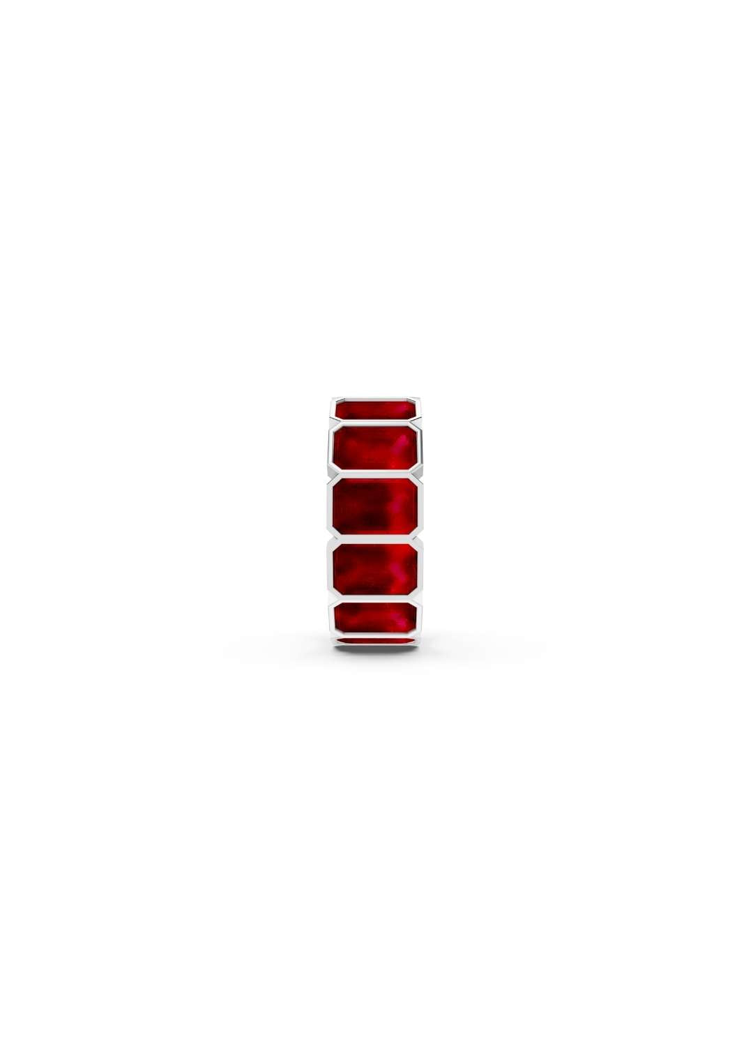 Ruby Cut Eternity Band Image 14