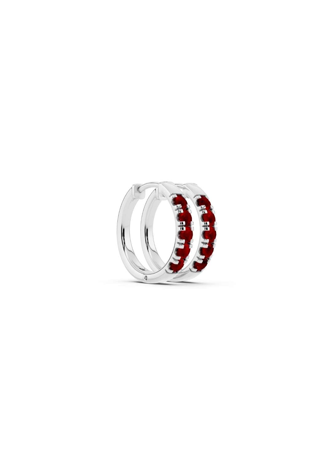Ruby Petite Hoop Earrings Image 11