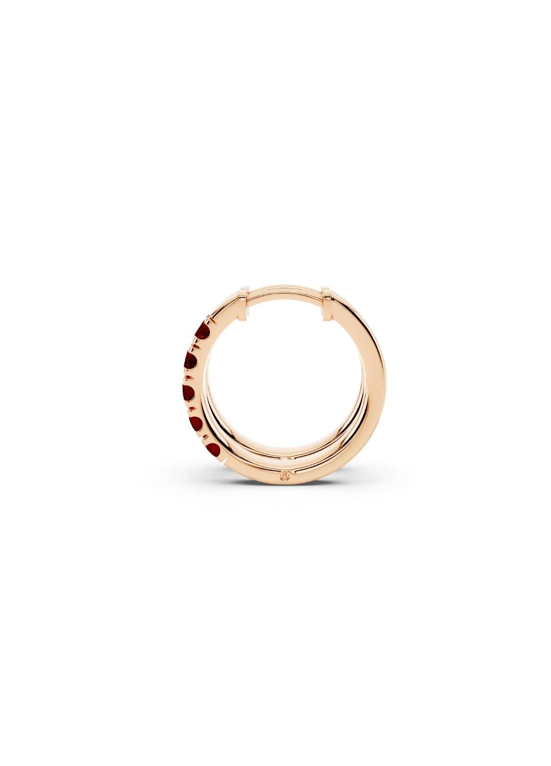 Ruby Petite Hoop Earrings Image 10