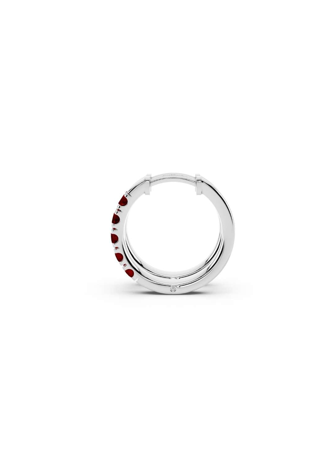 Ruby Petite Hoop Earrings Image 15