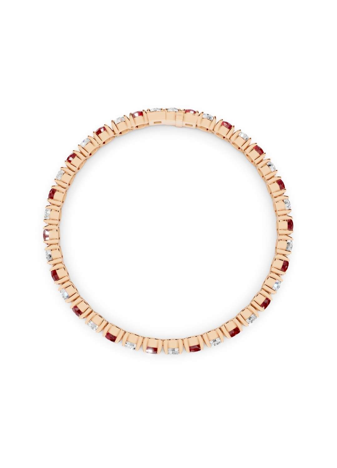 Ruby and Diamond Tennis Bracelet Image 10