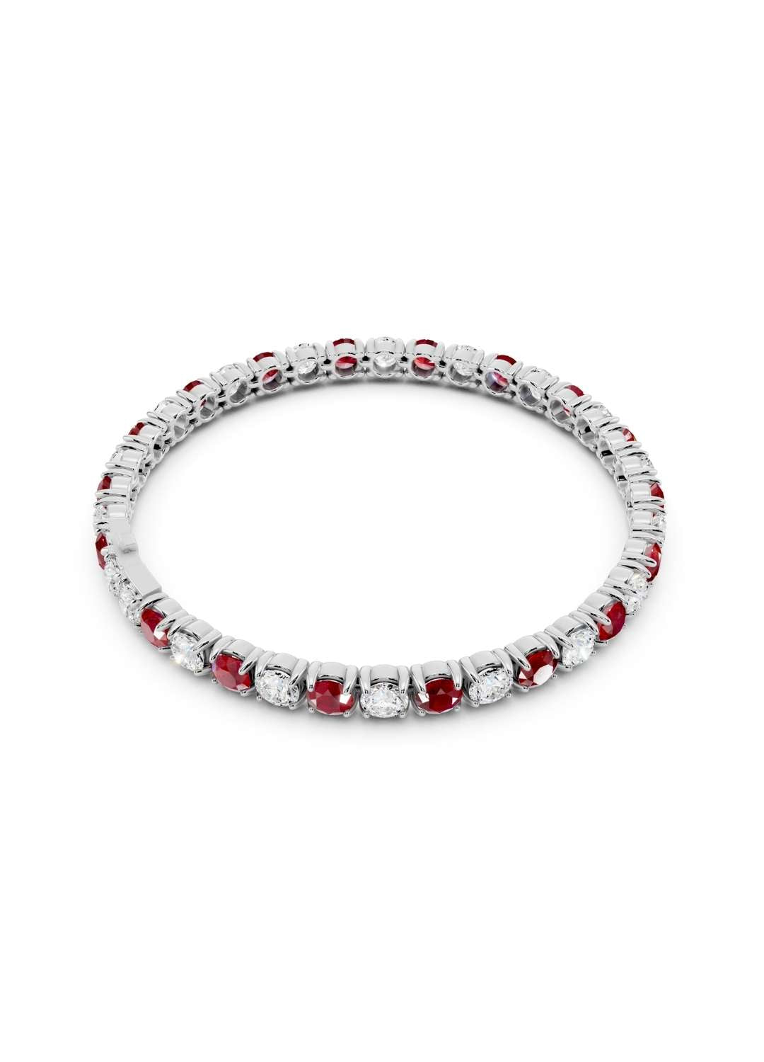 Ruby and Diamond Tennis Bracelet Image 13