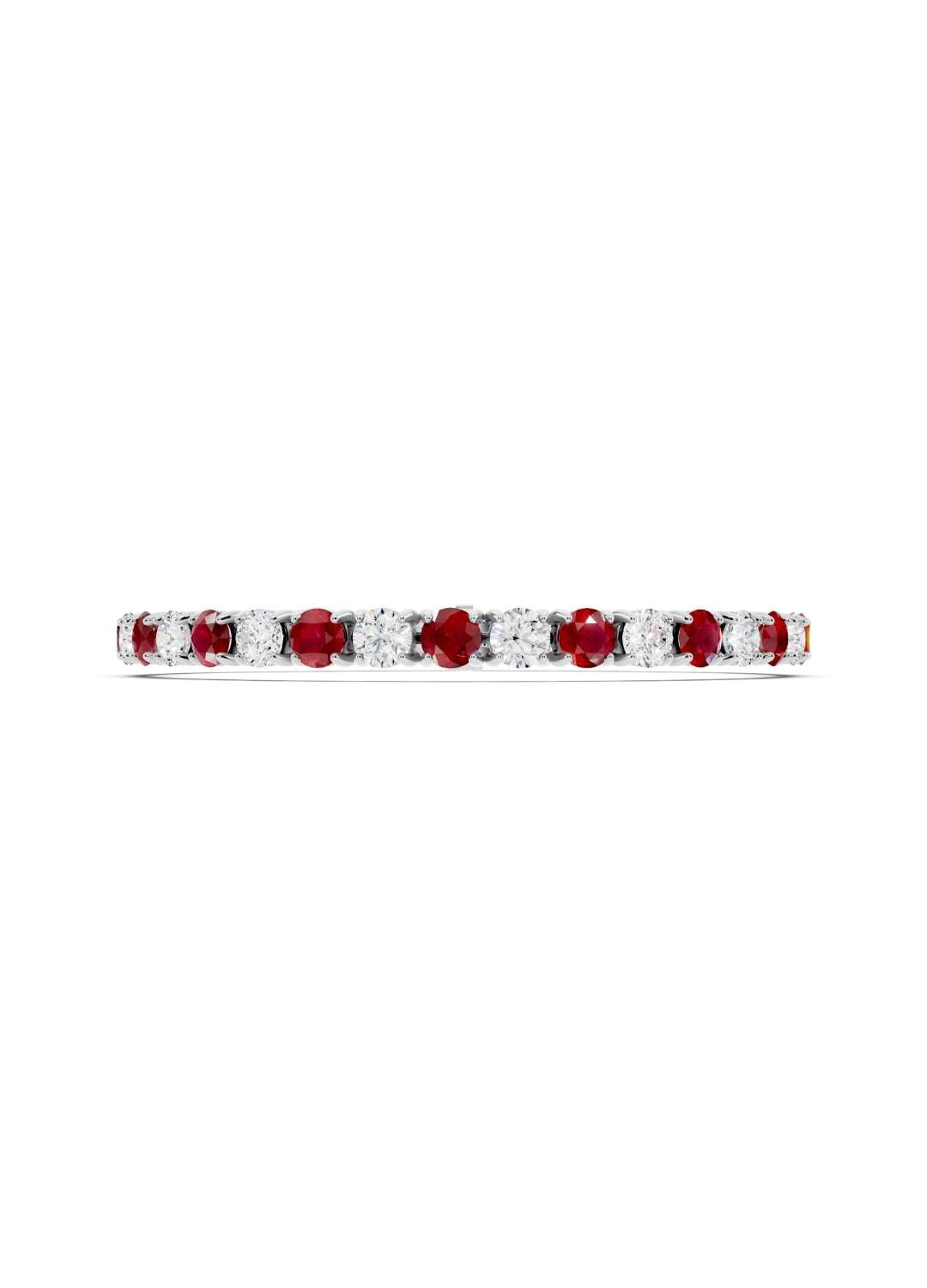 Ruby and Diamond Tennis Bracelet Image 14