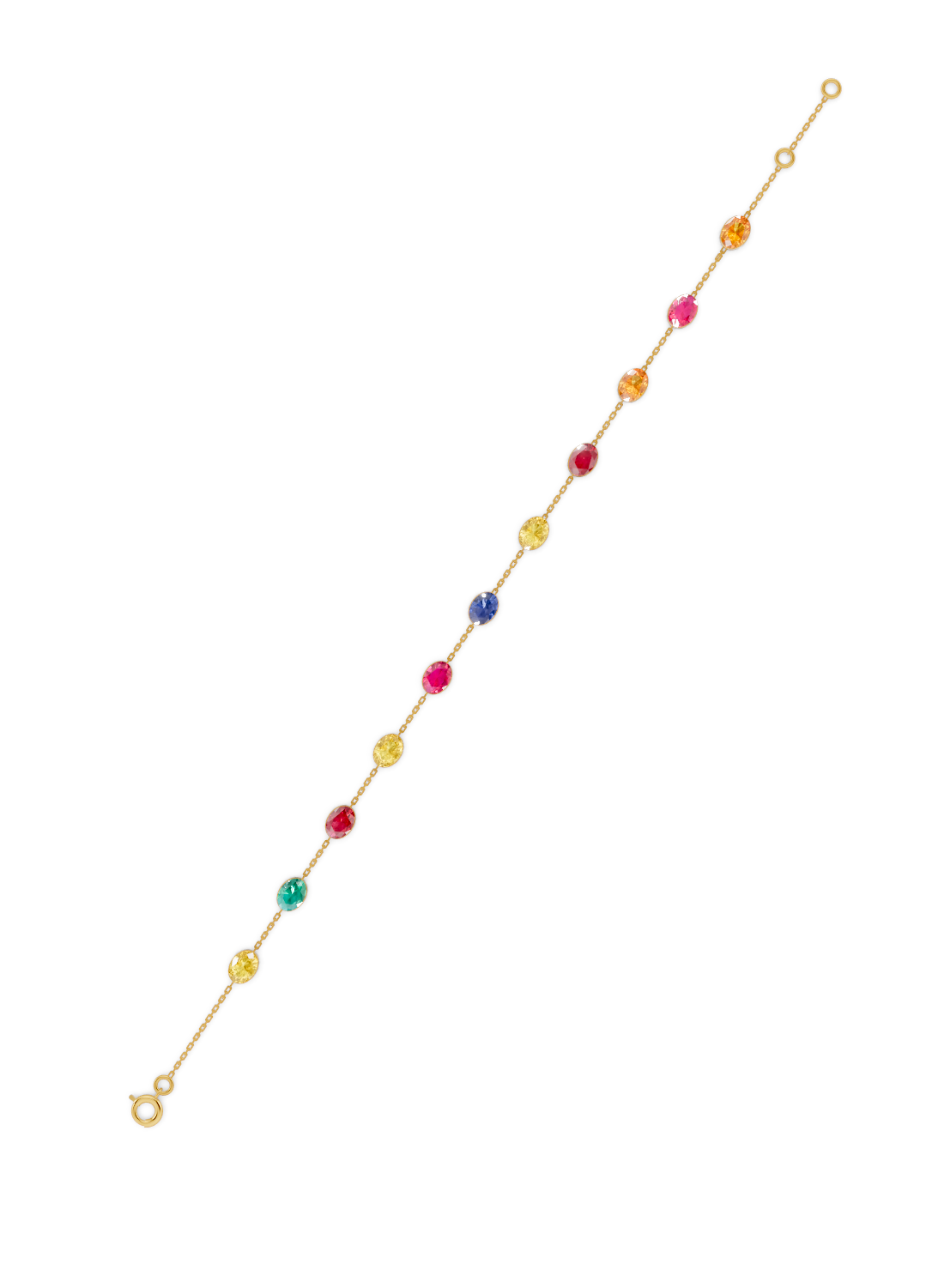 Rainbow Sapphire Bracelet