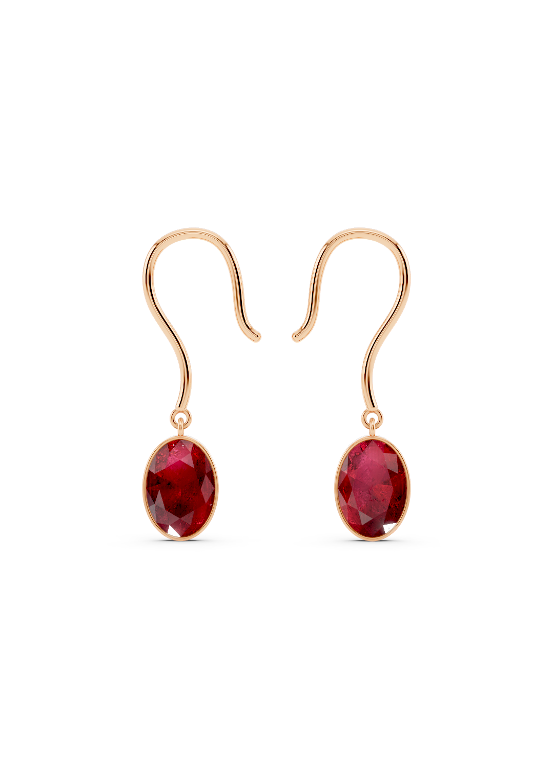 Ruby Drop Earrings