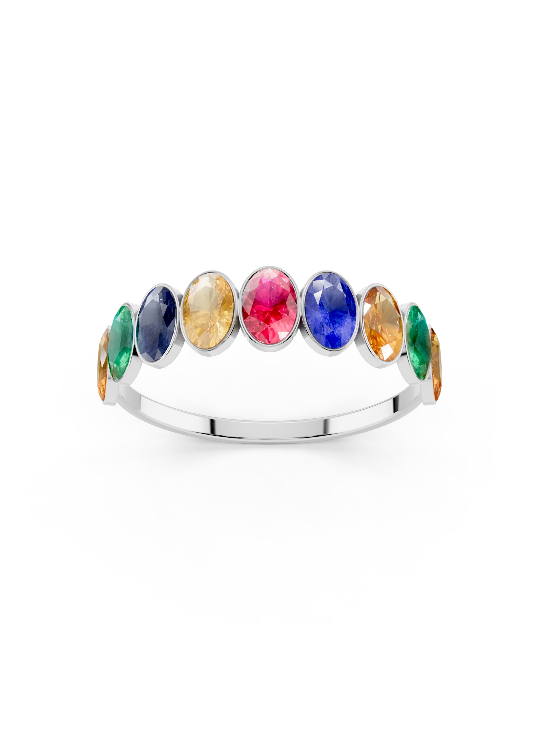 Rainbow Sapphire Ring
