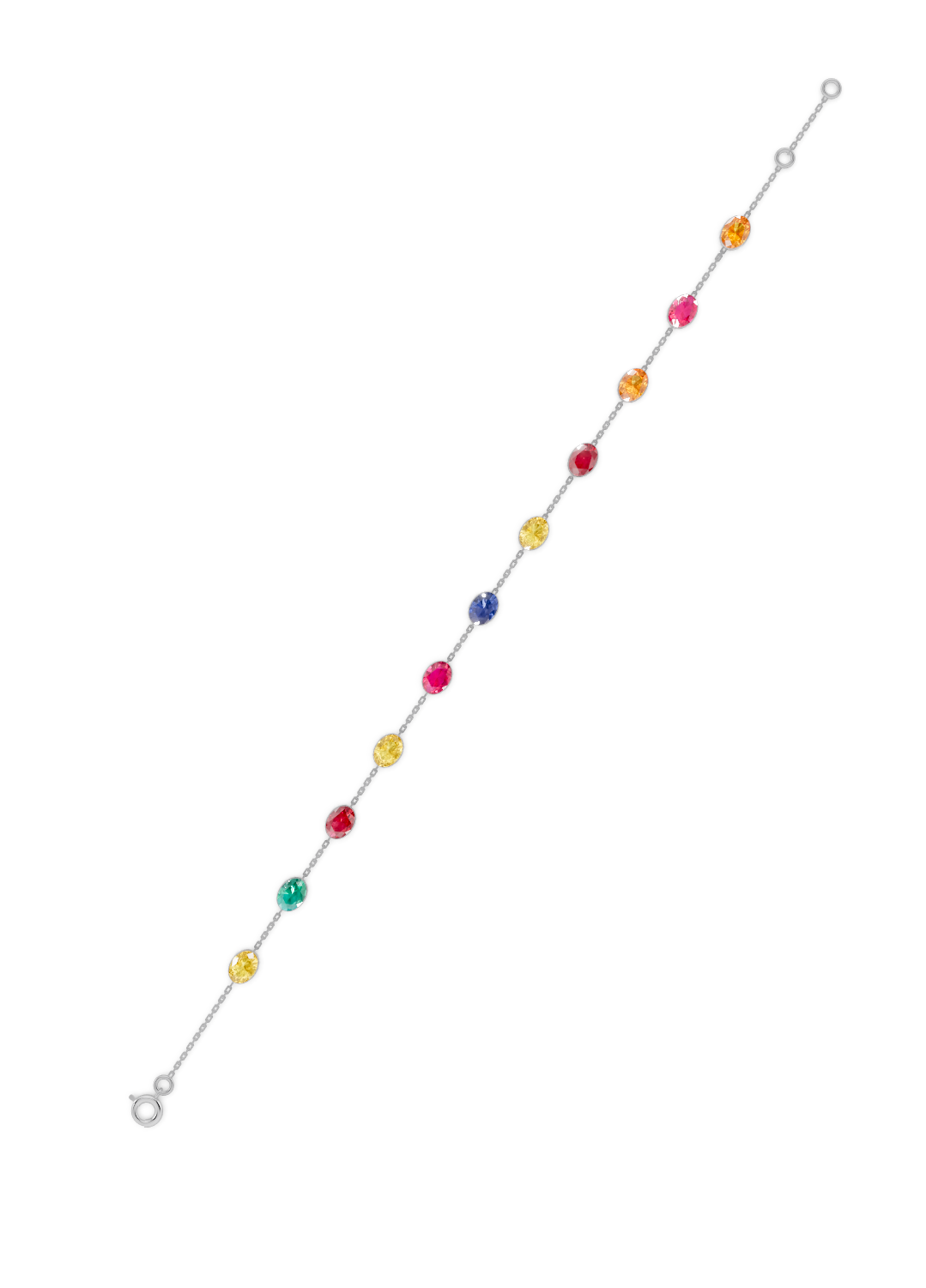 Rainbow Sapphire Bracelet