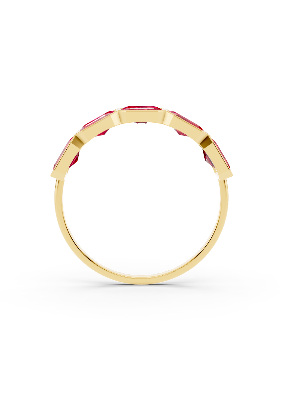 Ruby Square Ring