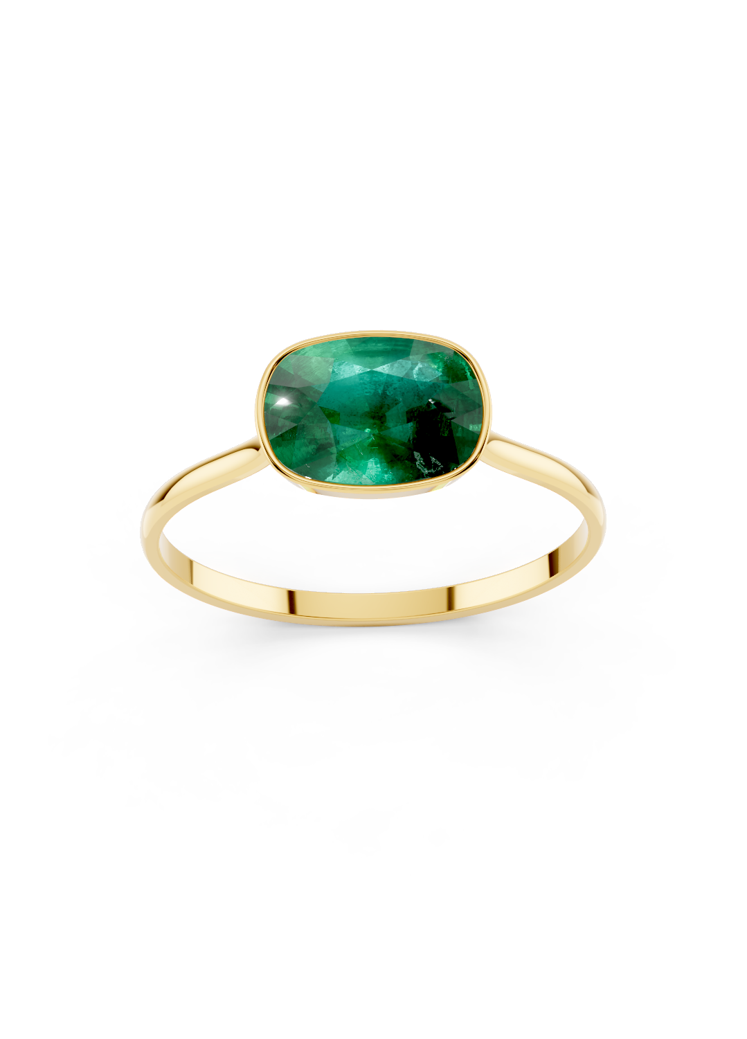 Colombian Emerald Oval Ring