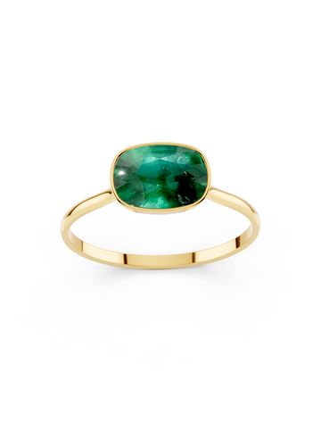 Colombian Emerald Oval Ring