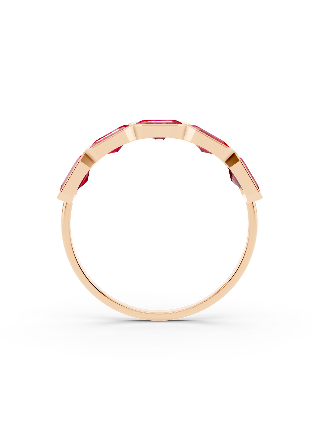 Ruby Square Ring