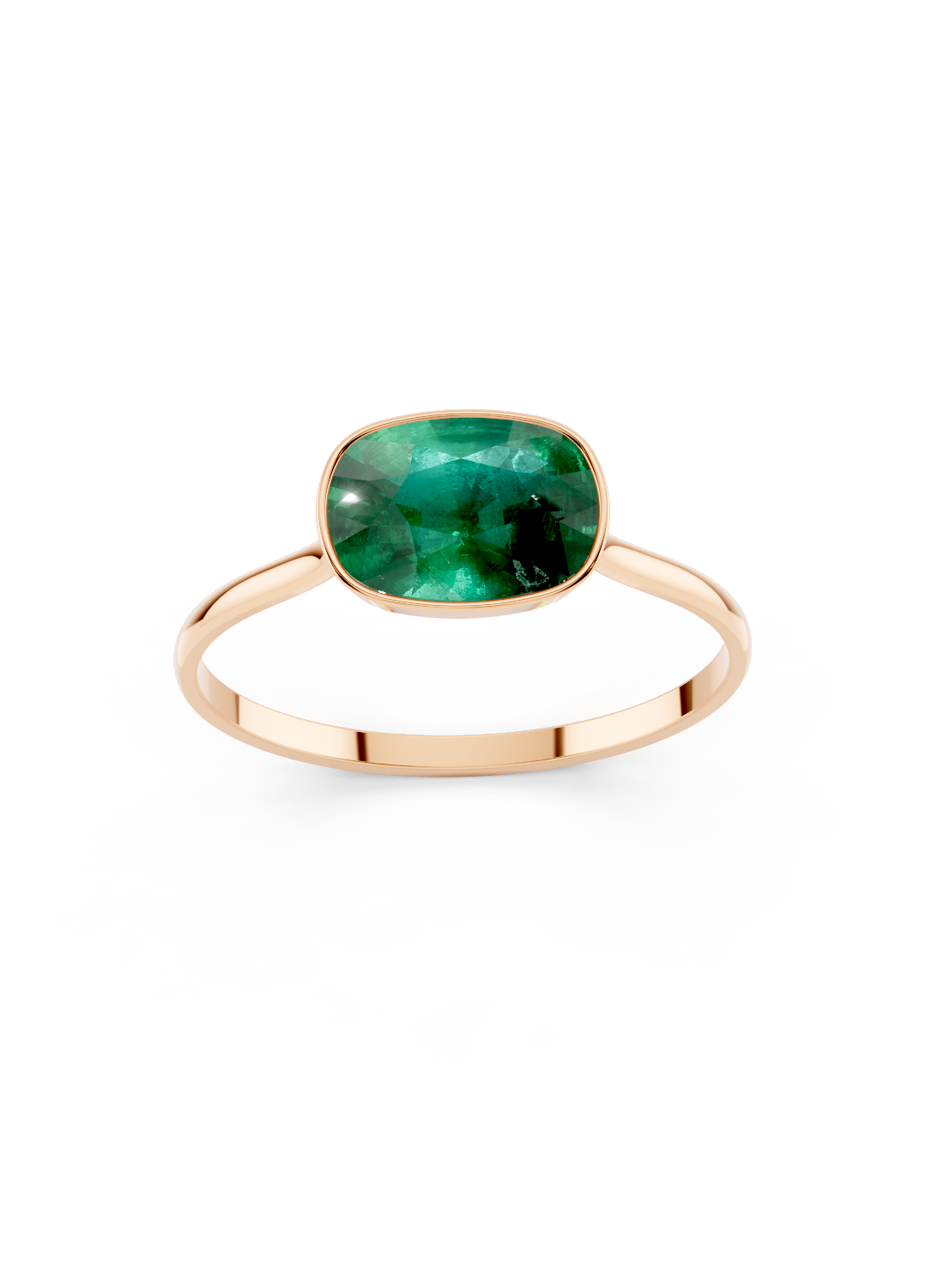 Colombian Emerald Oval Ring