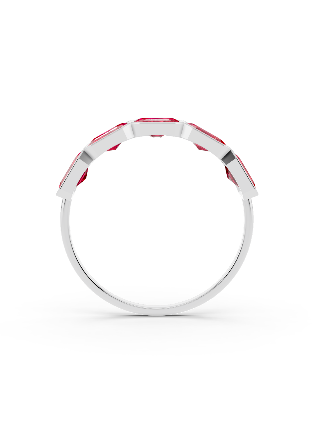 Ruby Square Ring