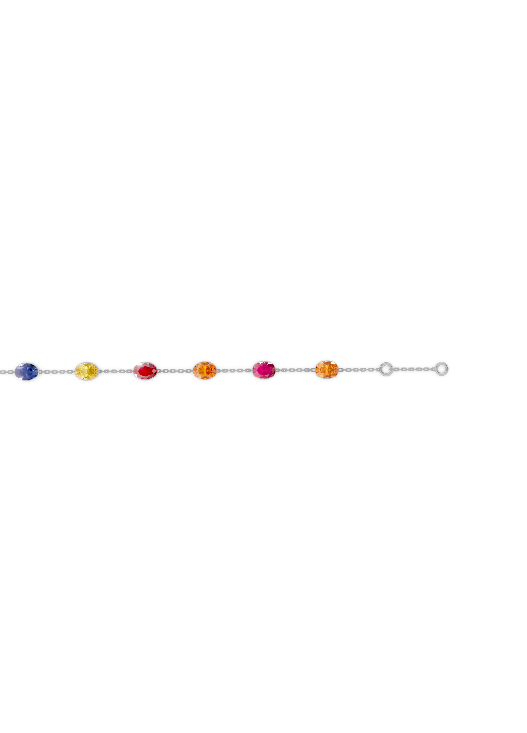 Rainbow Sapphire Bracelet