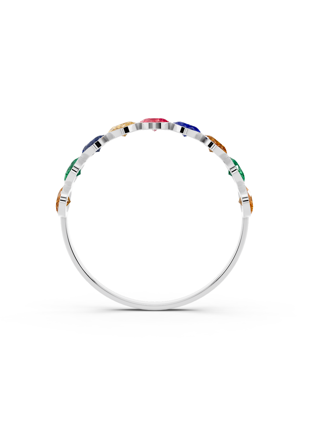 Rainbow Sapphire Ring