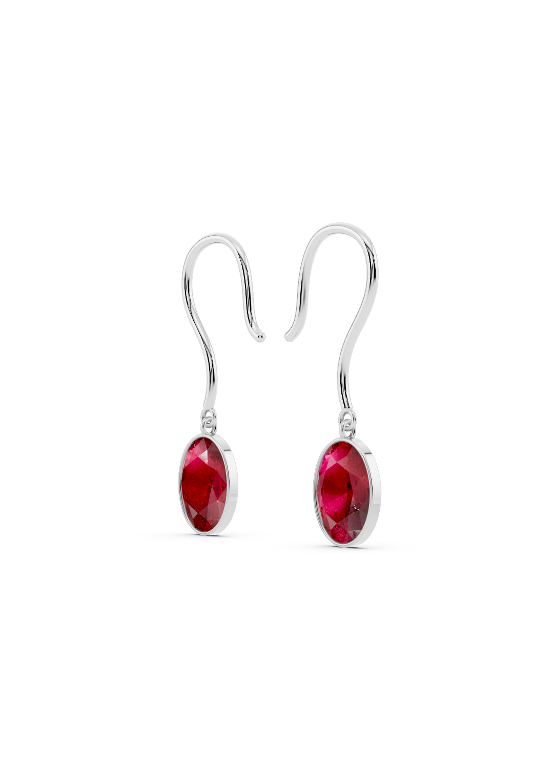 Ruby Drop Earrings