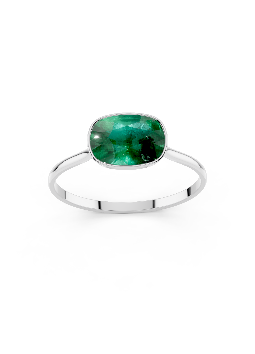 Colombian Emerald Oval Ring