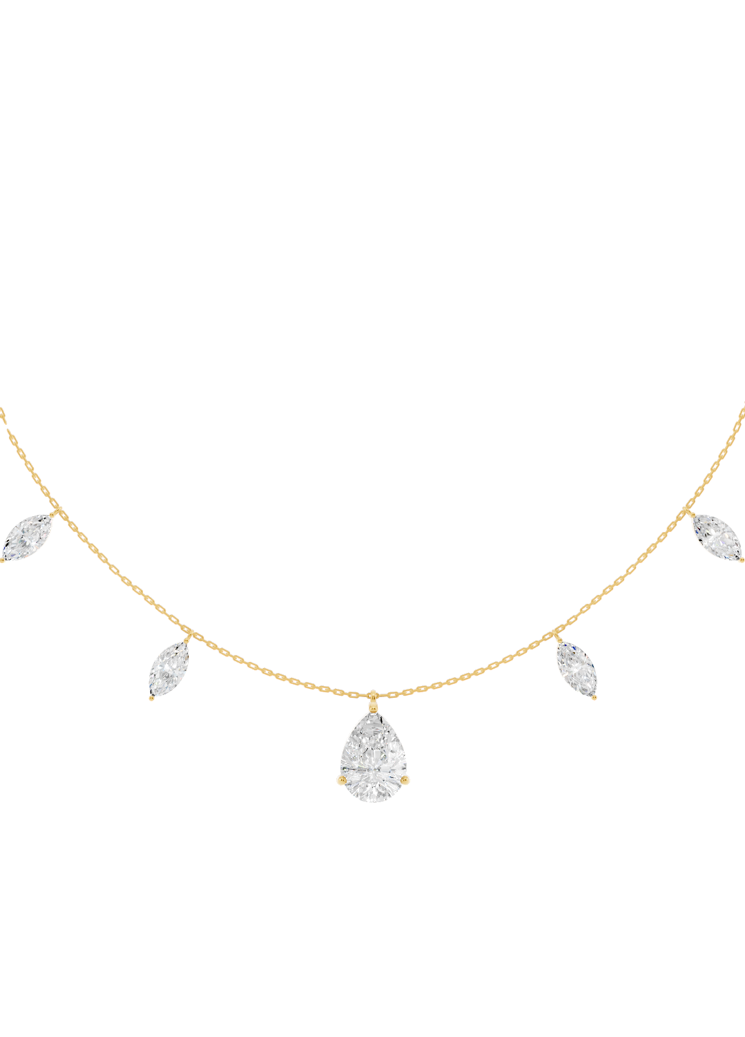 Marquise Diamond Necklace