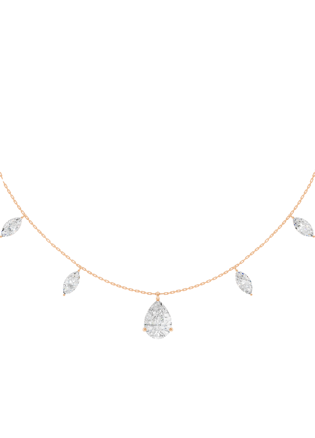 Marquise Diamond Necklace