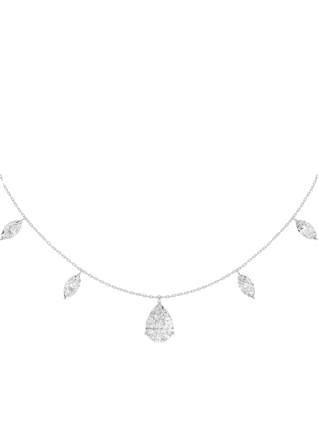 Marquise Diamond Necklace