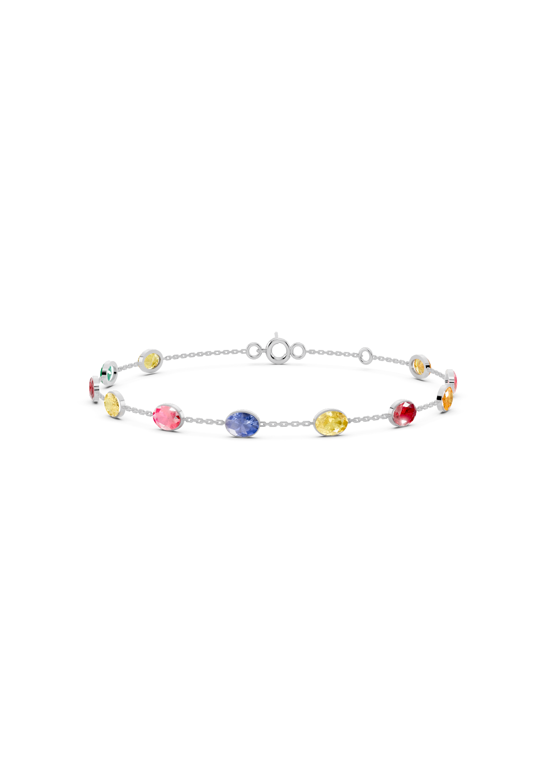 Rainbow Sapphire Bracelet