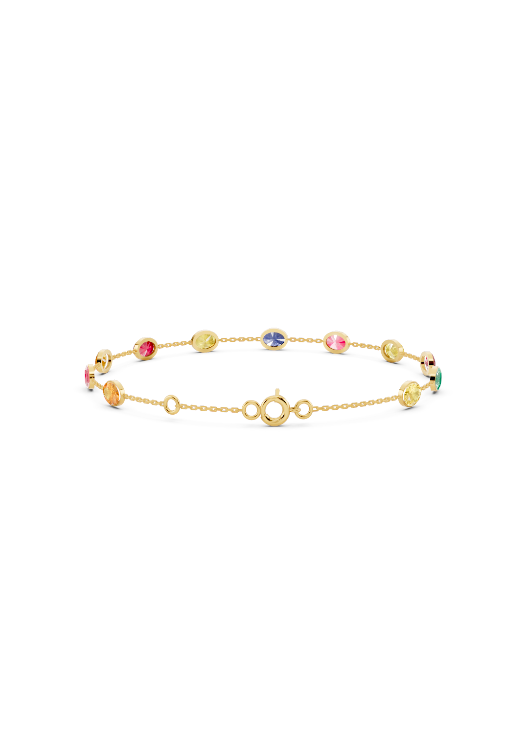 Rainbow Sapphire Bracelet