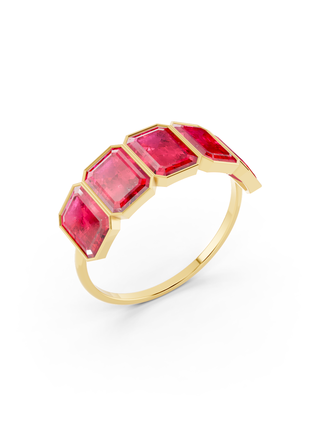 Ruby Square Ring