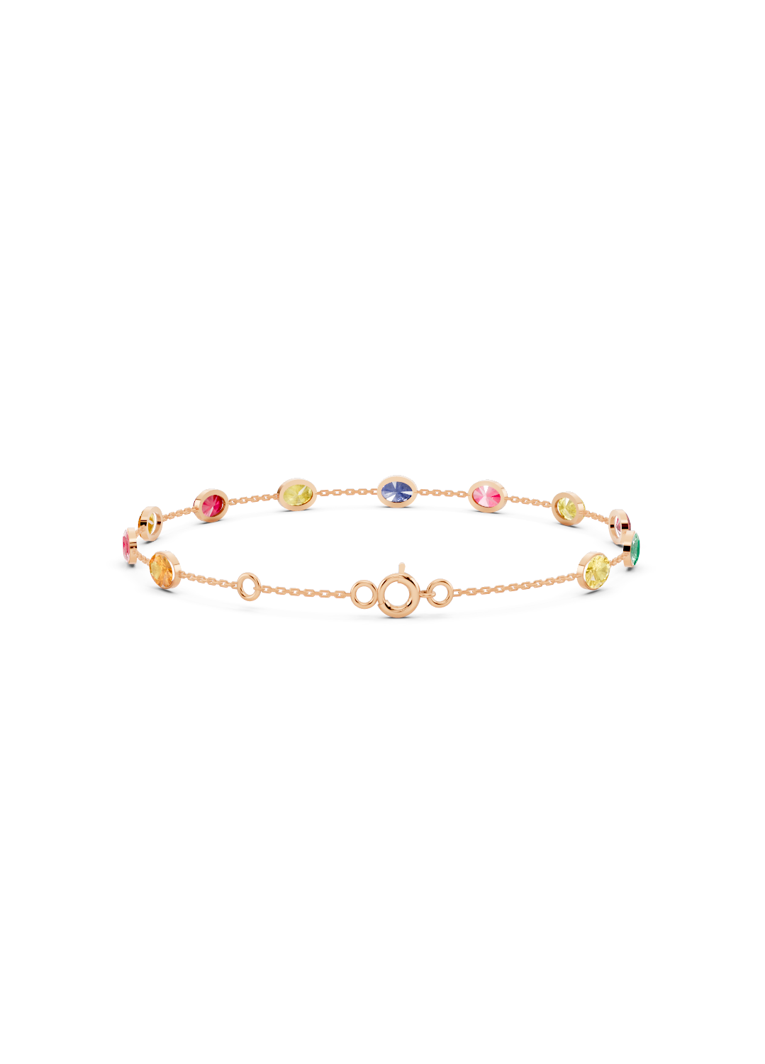 Rainbow Sapphire Bracelet