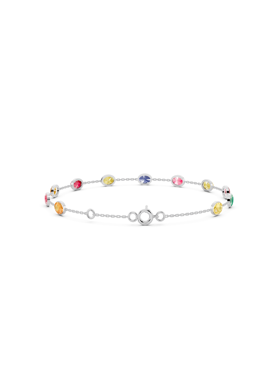 Rainbow Sapphire Bracelet