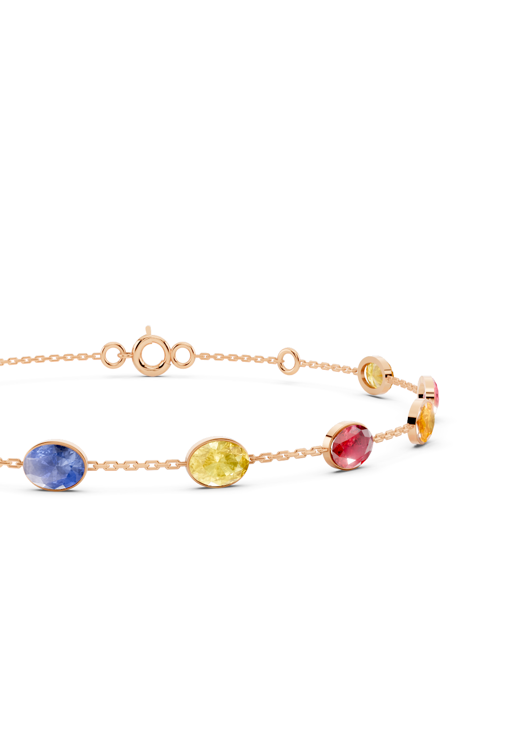Rainbow Sapphire Bracelet