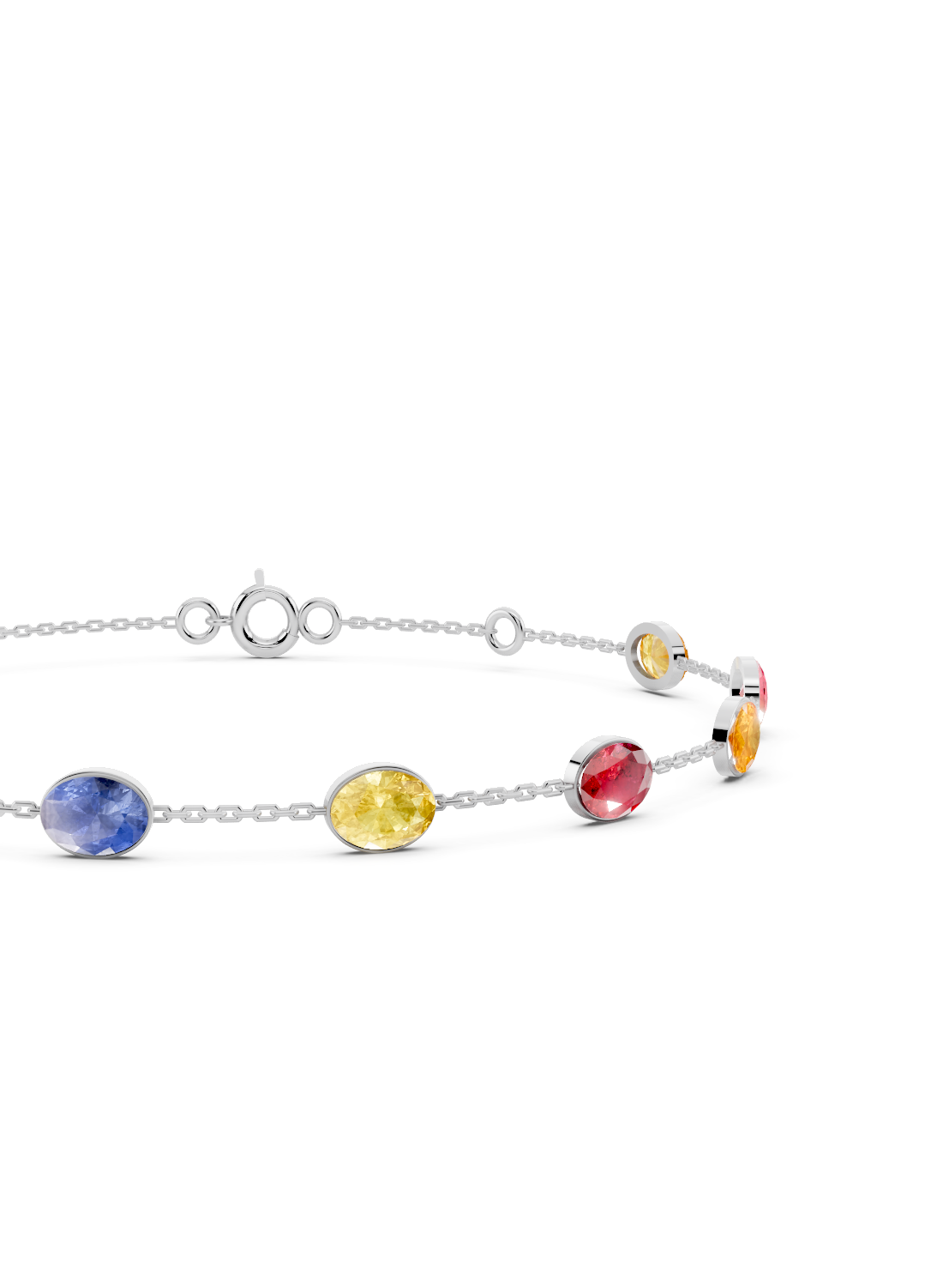 Rainbow Sapphire Bracelet