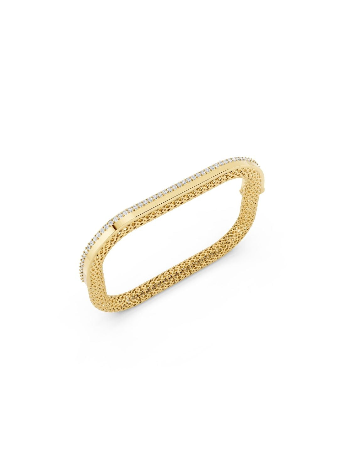 Square Filigree Diamond Bracelet Image 1