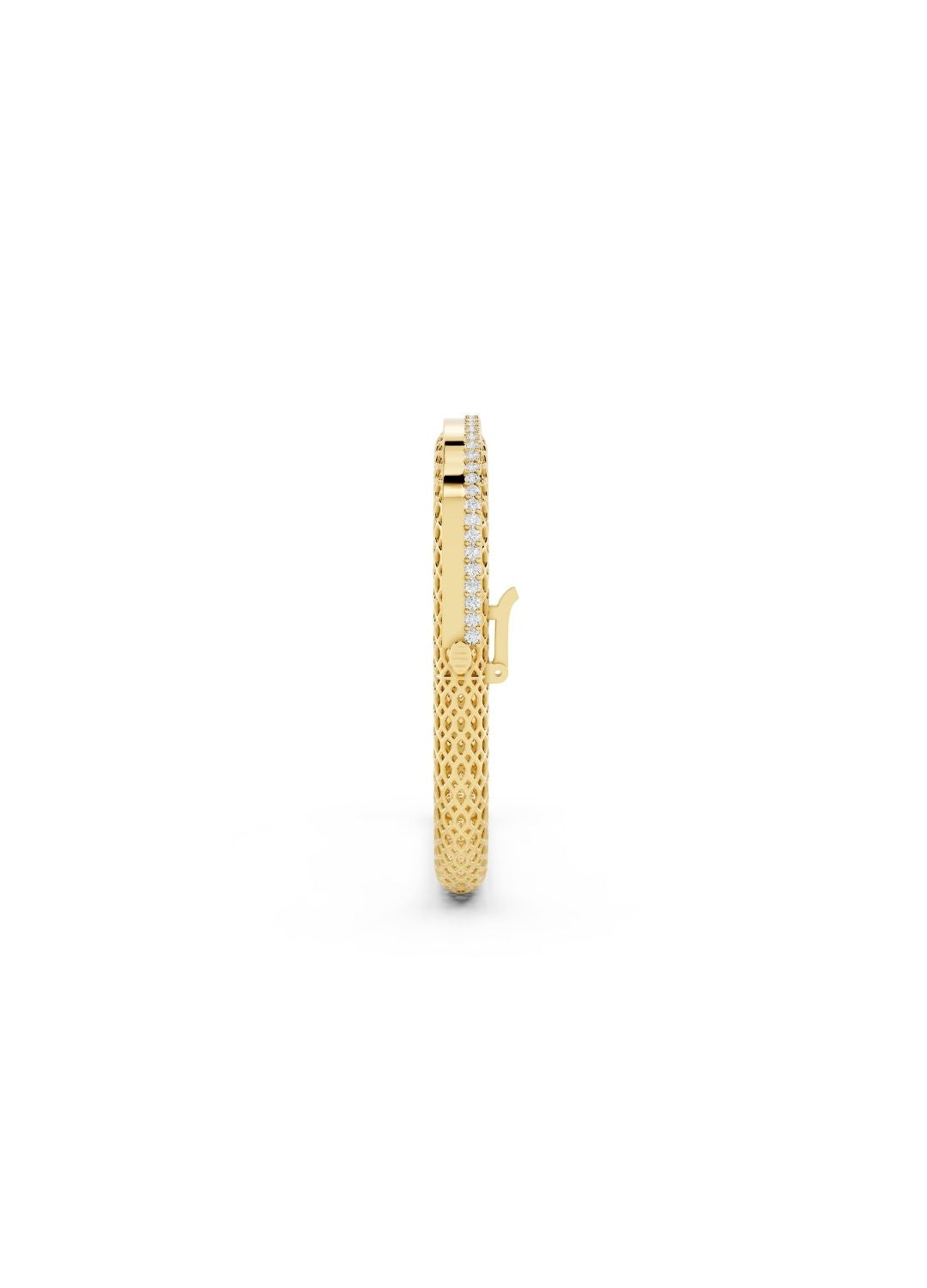 Square Filigree Diamond Bracelet Image 4