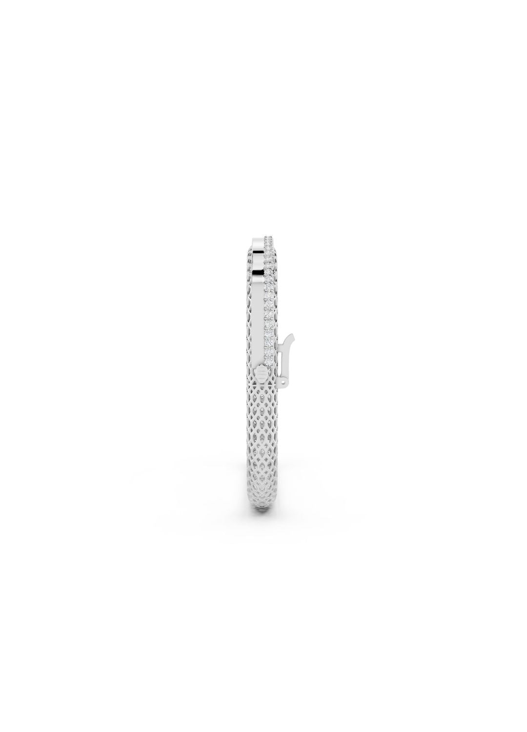 Square Filigree Diamond Bracelet Image 14