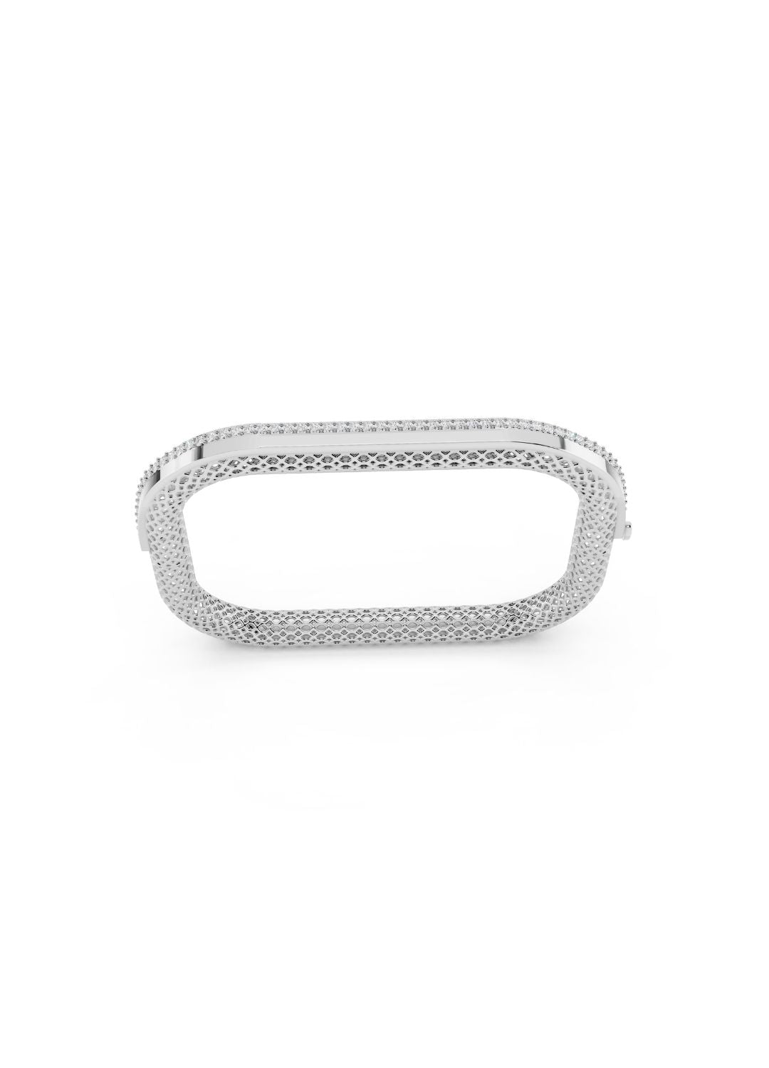 Square Filigree Diamond Bracelet Image 15