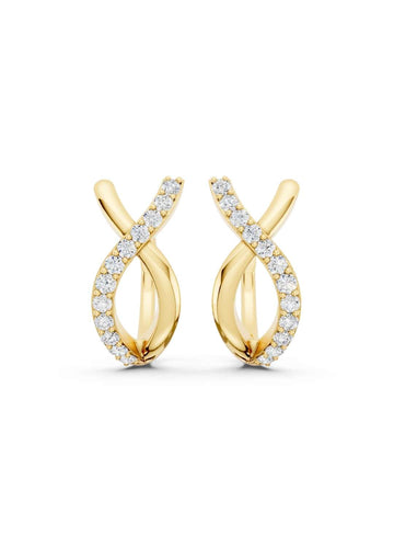 Twist Diamond Earrings Image 1