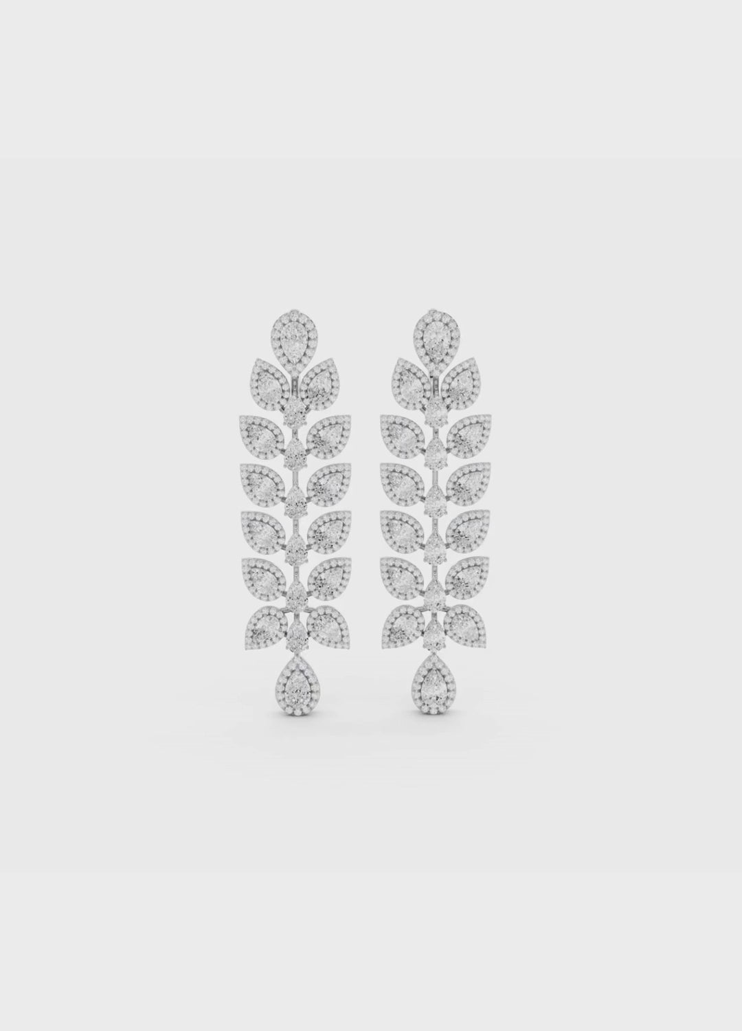 Marquise Diamond Cascade Earrings